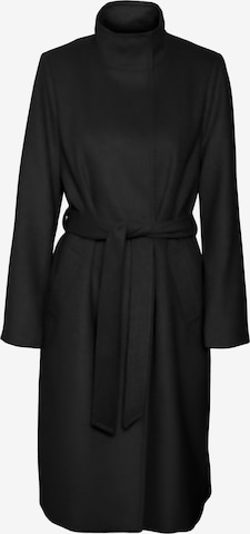VERO MODA Ανοιξιάτικο και φθινοπωρινό παλτό 'Twodope Vera' σε μαύρο: μπροστά