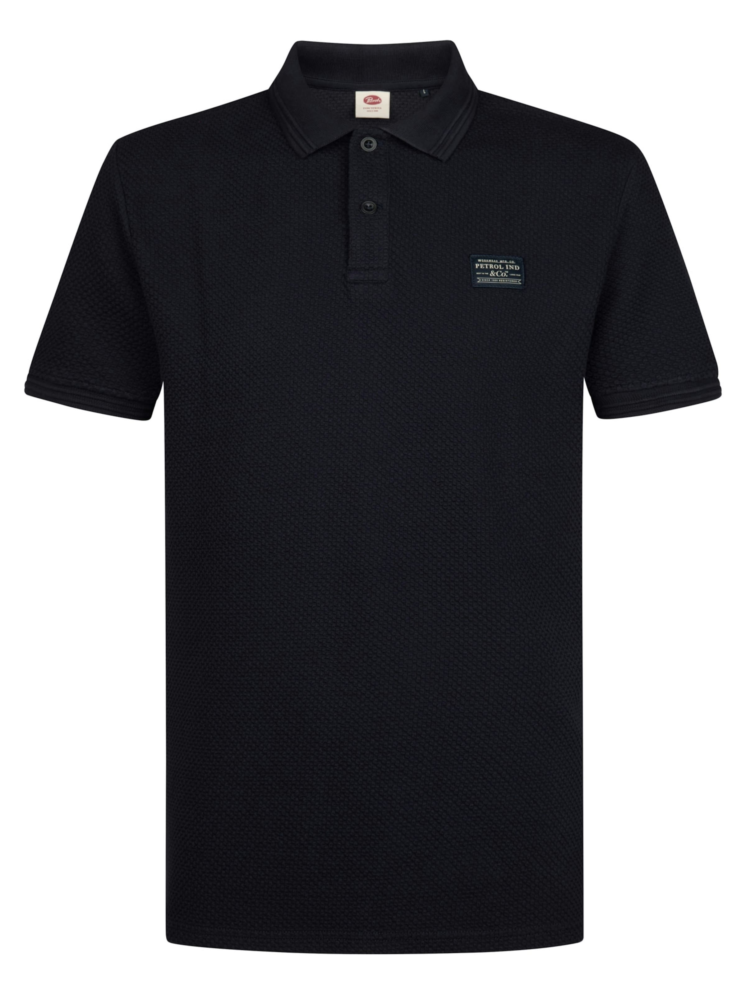 Petrol Industries - Camiseta en azul: frente