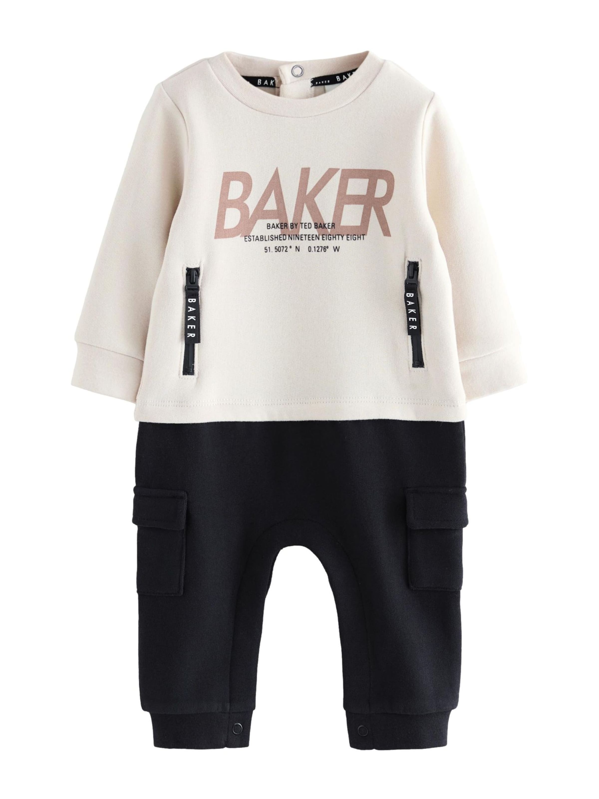 Tutina / body per bambino di Baker by Ted Baker in beige: frontale