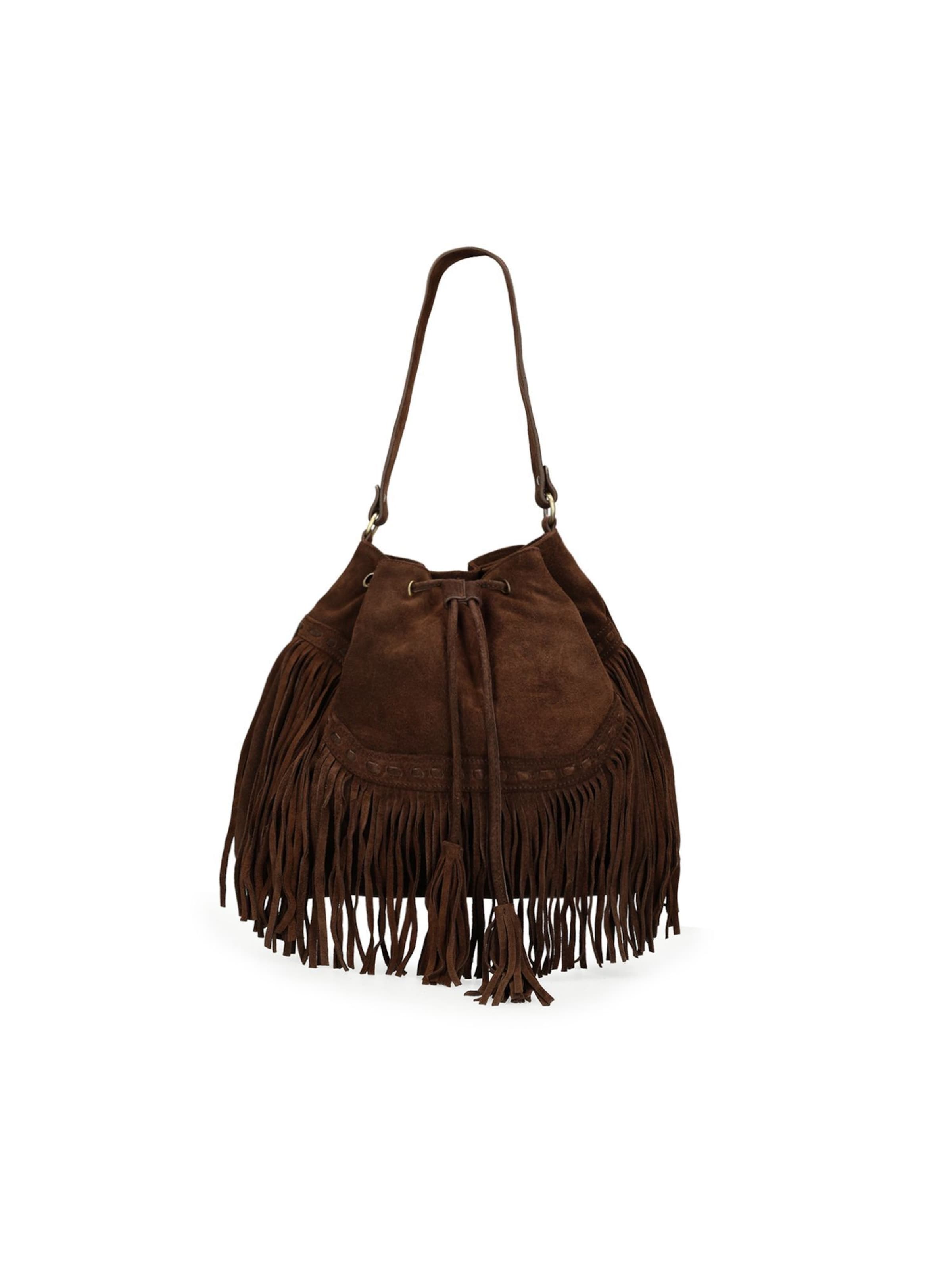 MANFIELD Crossbody Bag in Brown: front