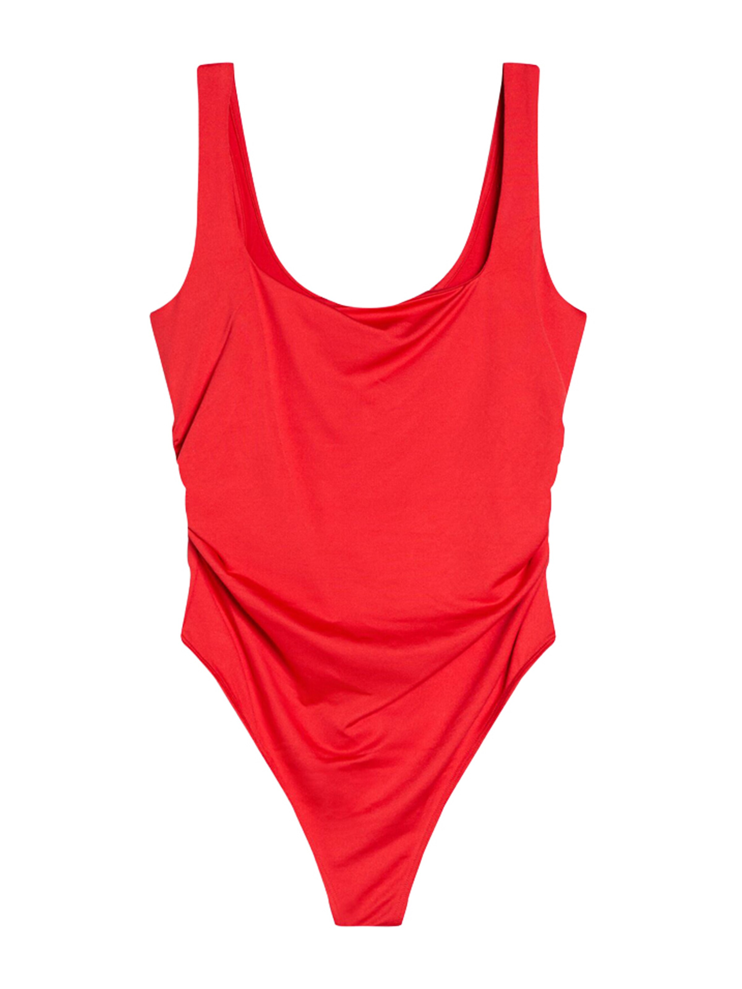 Body a maglietta Bershka di colore rosso, Visualizzazione prodotti