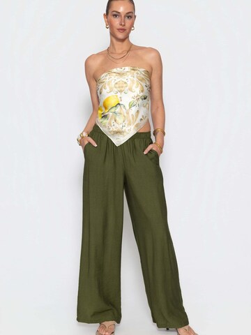 SASSYCLASSY Wide leg Trousers in Green
