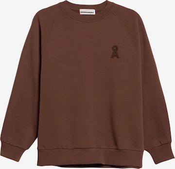 ARMEDANGELS Sweatshirt 'GIOVANNA' in Brown: front