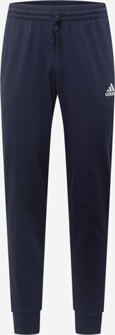 ADIDAS SPORTSWEAR Sports trousers 'Essentials Tapered Cuff' in Blue: front