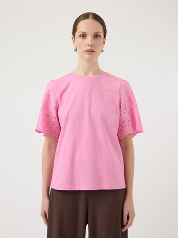 YAS - Camiseta 'YASLex' en rosa: frente