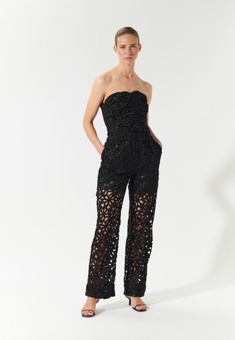 Dea Kudibal - Loosefit Pantalón 'Miko' en negro