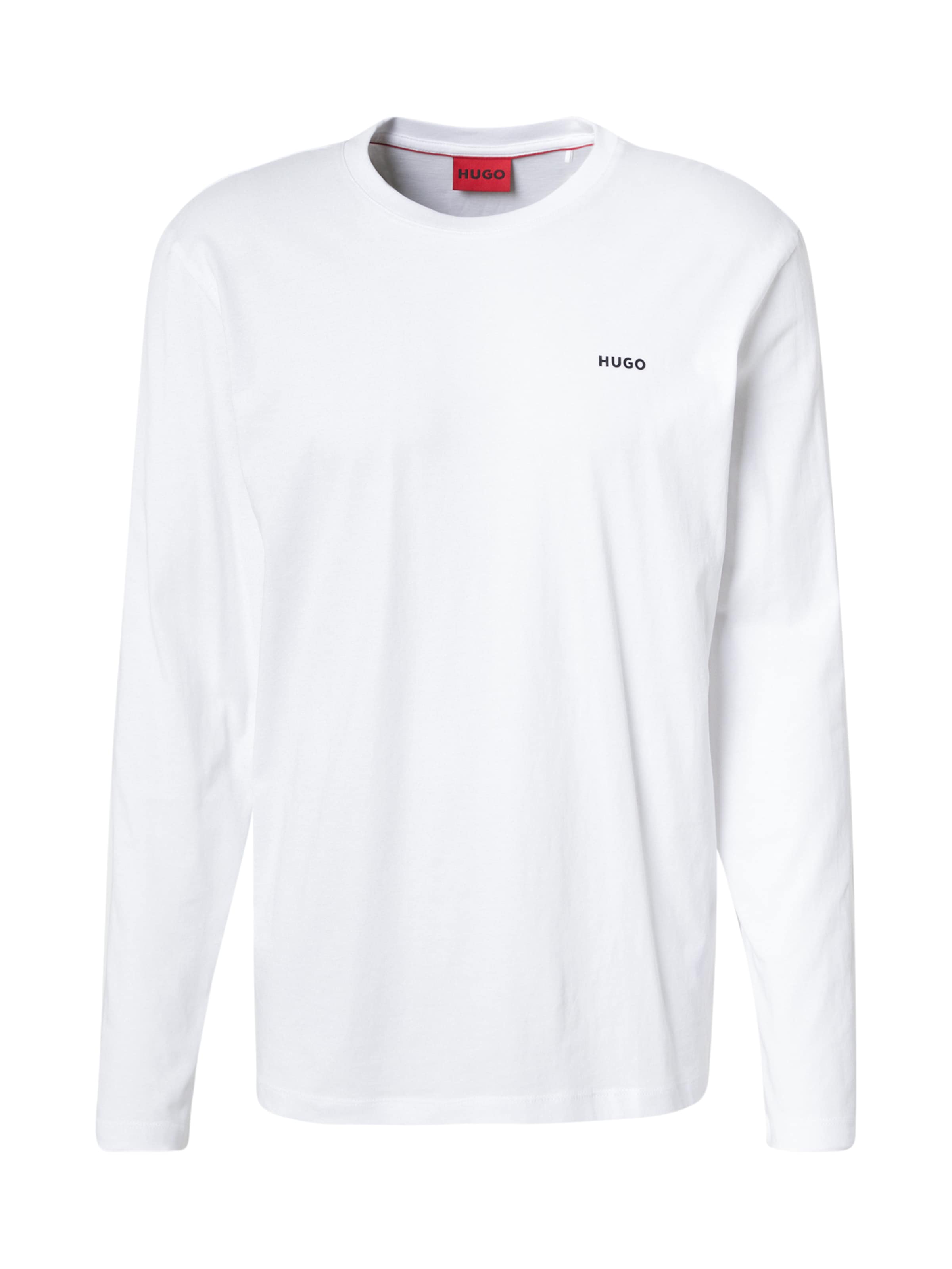 HUGO - Camisa 'Derol 222' em branco: frente