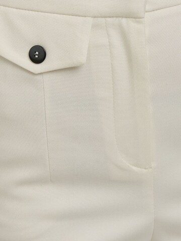 Regular Pantalon à plis Hiccup en blanc