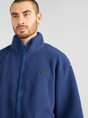 Jachetă  fleece 'CLUB+' de la Nike Sportswear pe albastru