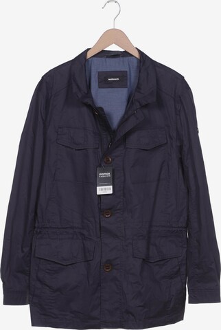 Walbusch Jacket & Coat in XL in Blue: front