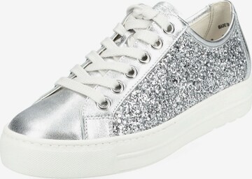 Paul Green Sneakers laag in Zilver: voorkant