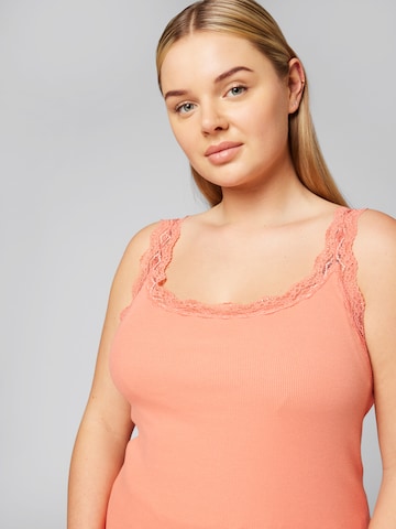 Top 'Luise' de la Guido Maria Kretschmer Curvy pe portocaliu