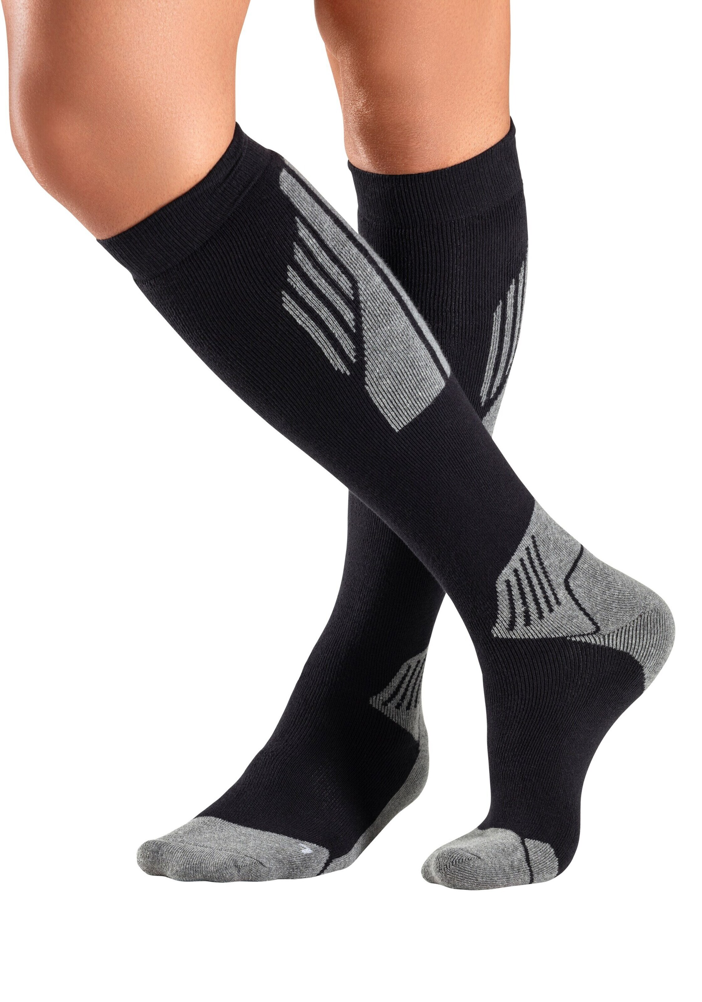 H.I.S Athletic Socks in Grey: front