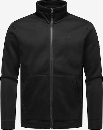 Ragwear Sweat jacket 'Fabbian' in Black: front