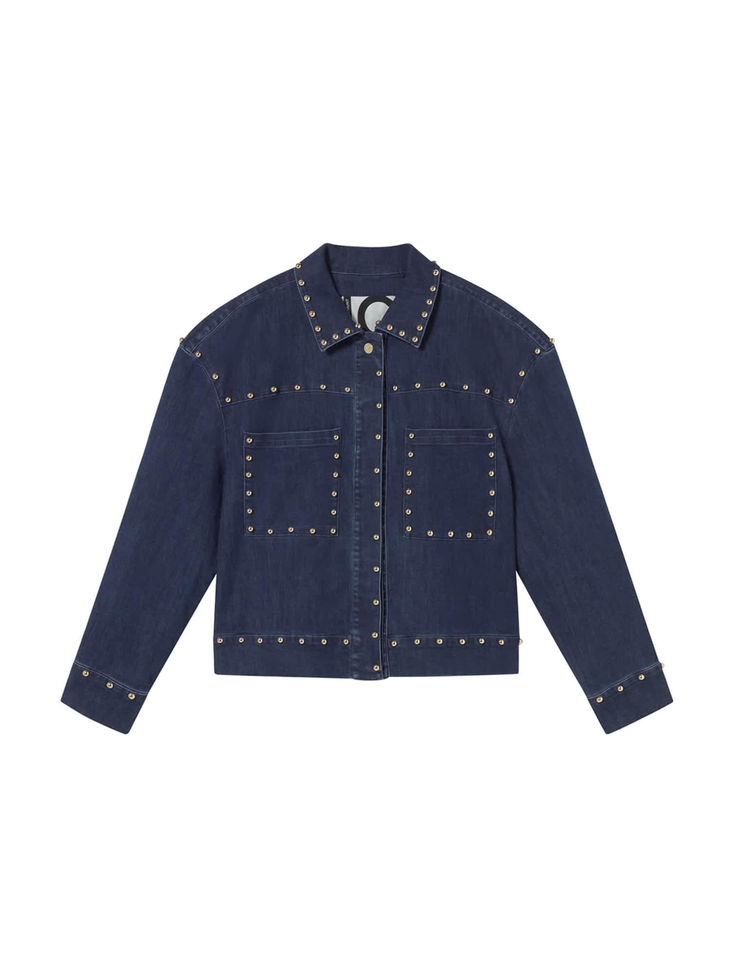 Veste mi-saison Lola Casademunt en bleu : devant