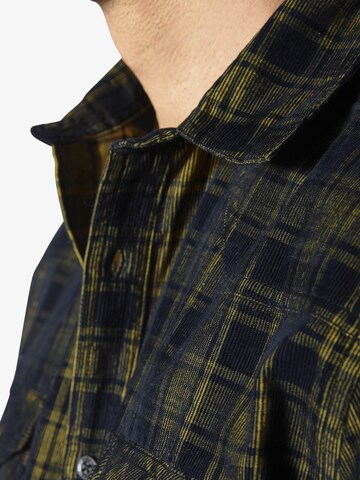 BABISTA Regular fit Button Up Shirt 'Elmossi' in Yellow