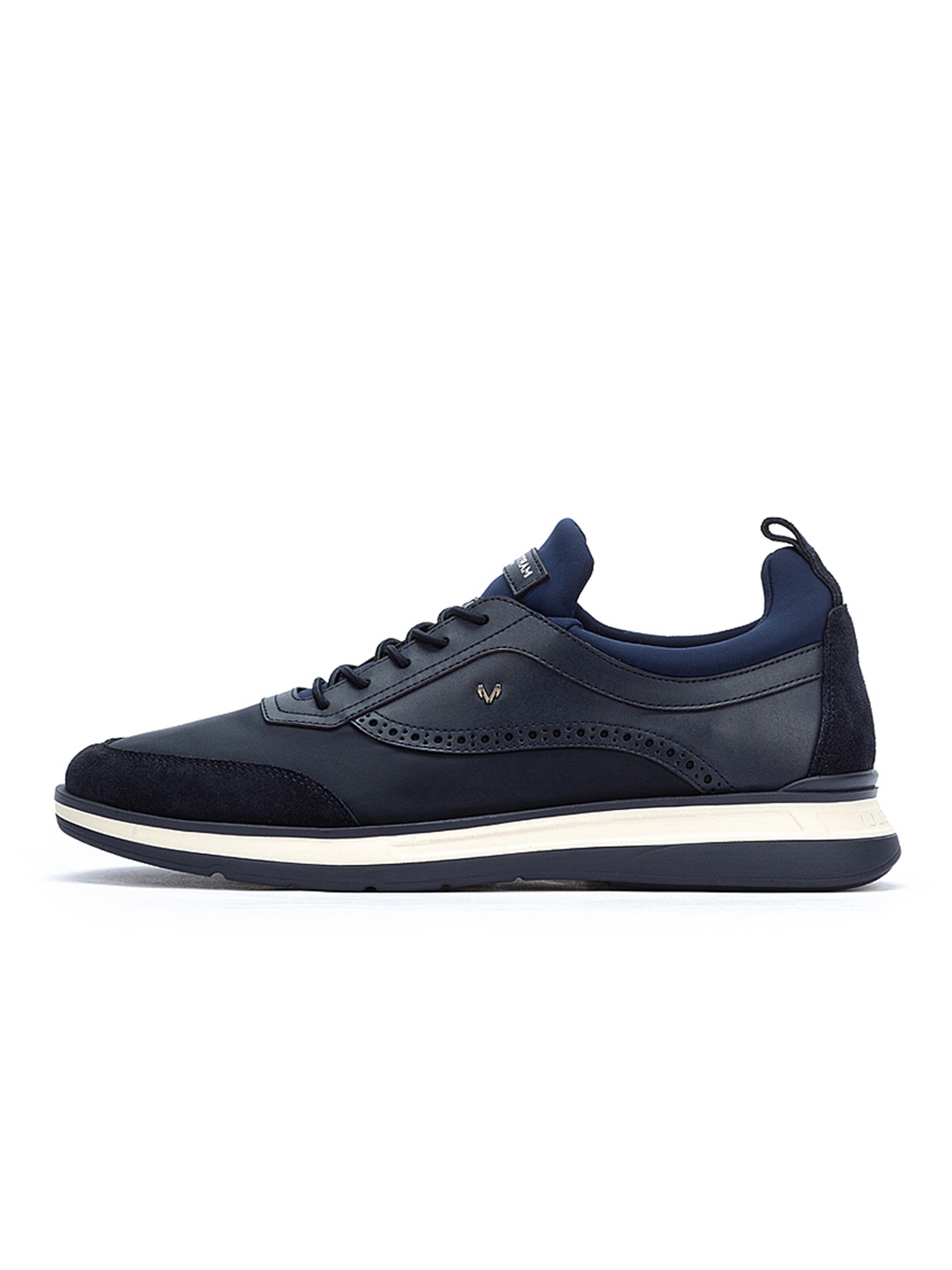 Martinelli Platform trainers 'Walden' in Blue: front