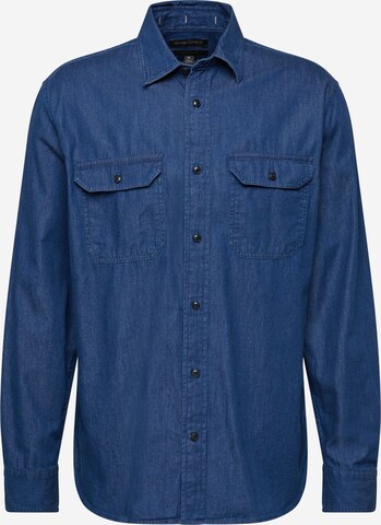 Banana Republic Regular fit Button Up Shirt in Blue: front