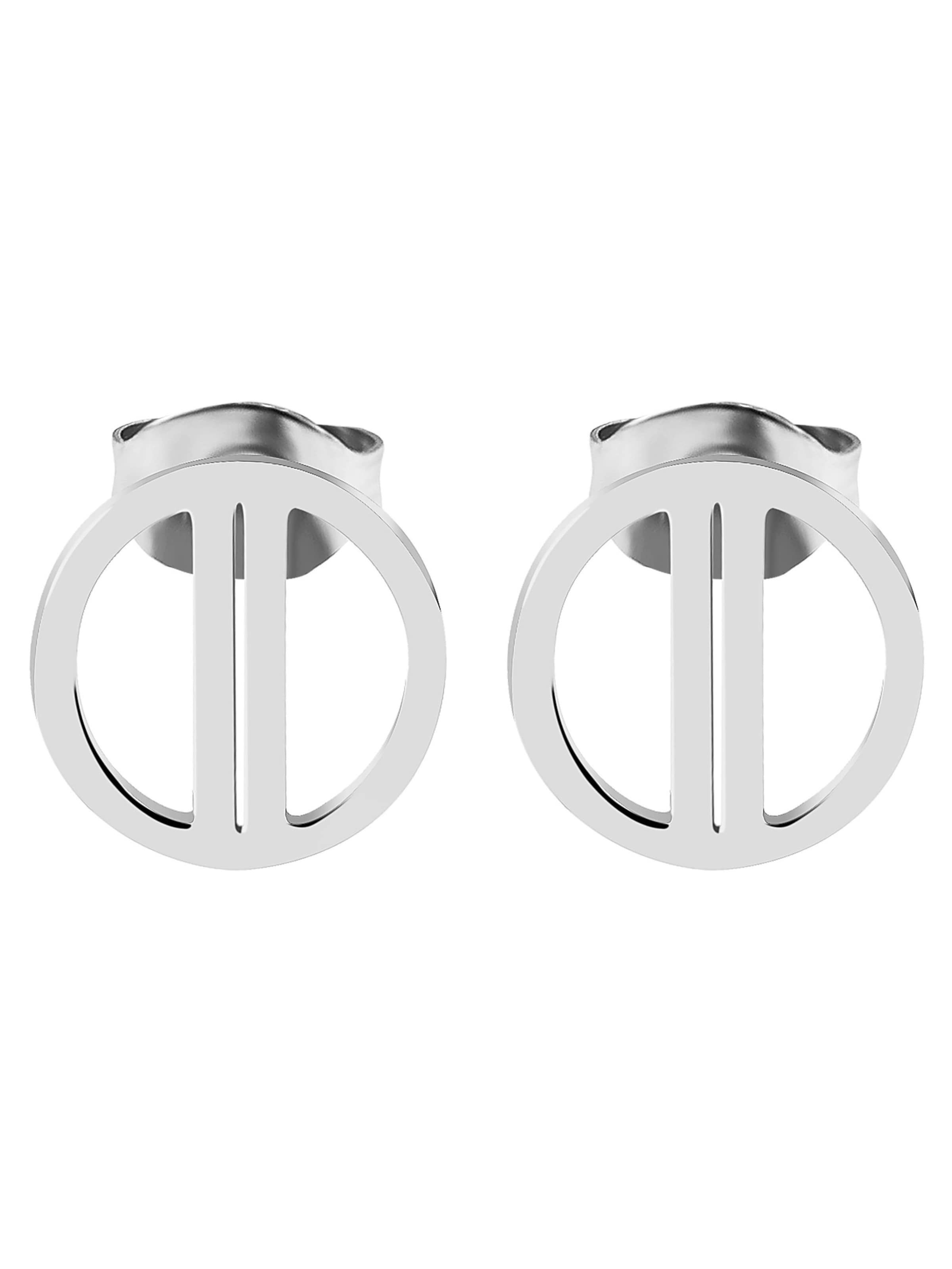 Akzent Earrings 'Martine, langlebig' in Silver: front