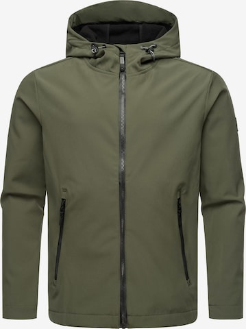 Ragwear Outdoor jacket in Green: front