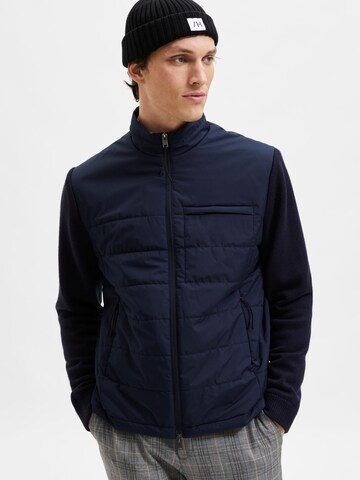 SELECTED HOMME Between-Season Jacket 'Rylee' in Blue