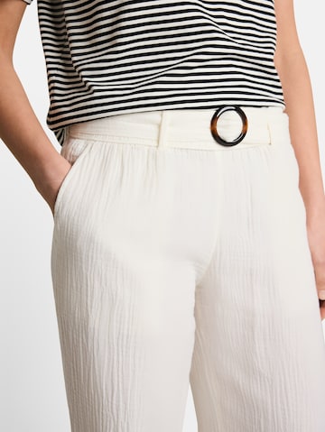 Wide Leg Pantalon TOM TAILOR en blanc