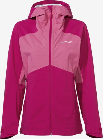 VAUDE Athletic Jacket 'Simony 2,5L J IV' in Pink: front