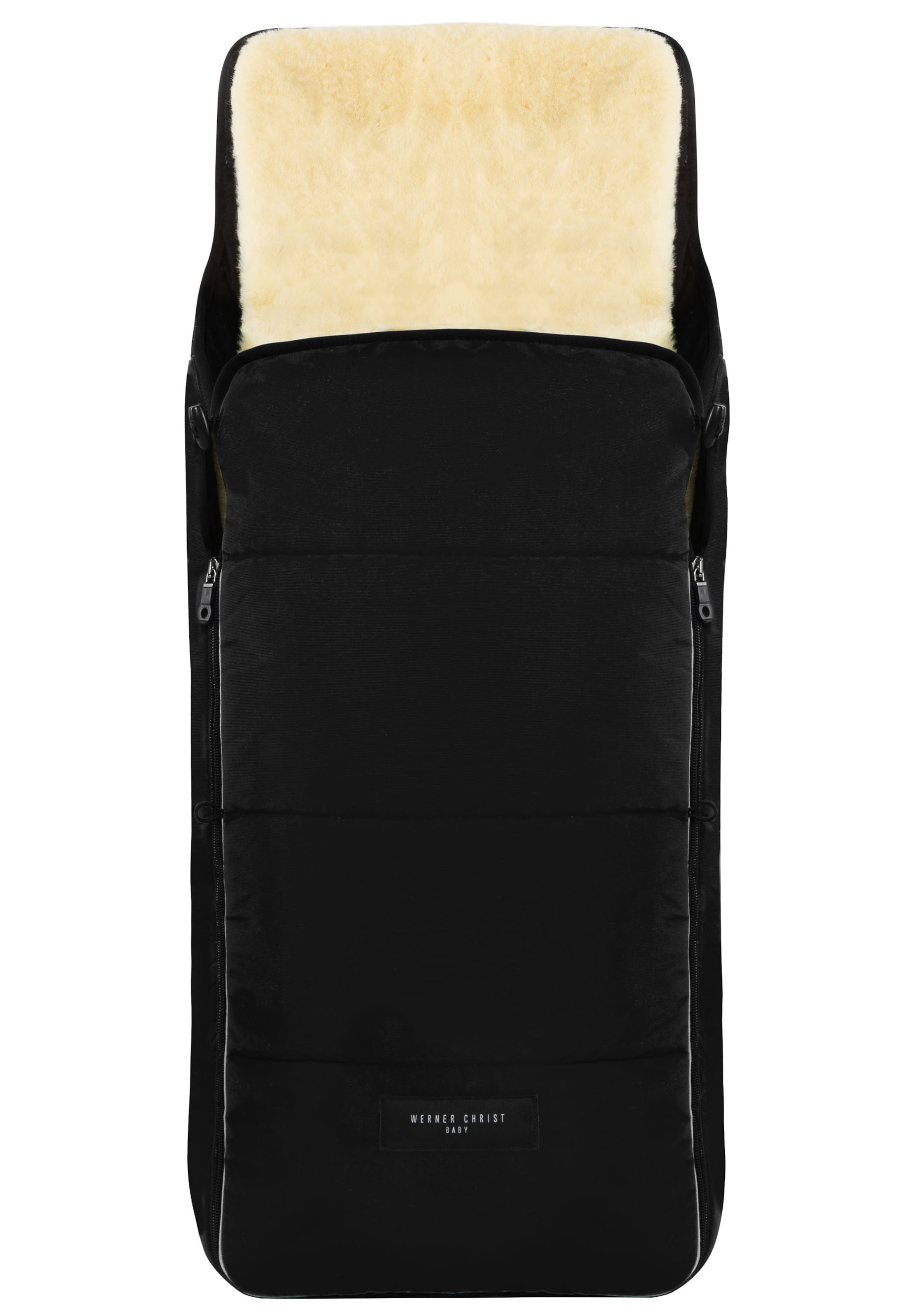 Werner Christ Baby Kinderwagen accessoires 'CORTINA' in Zwart: voorkant
