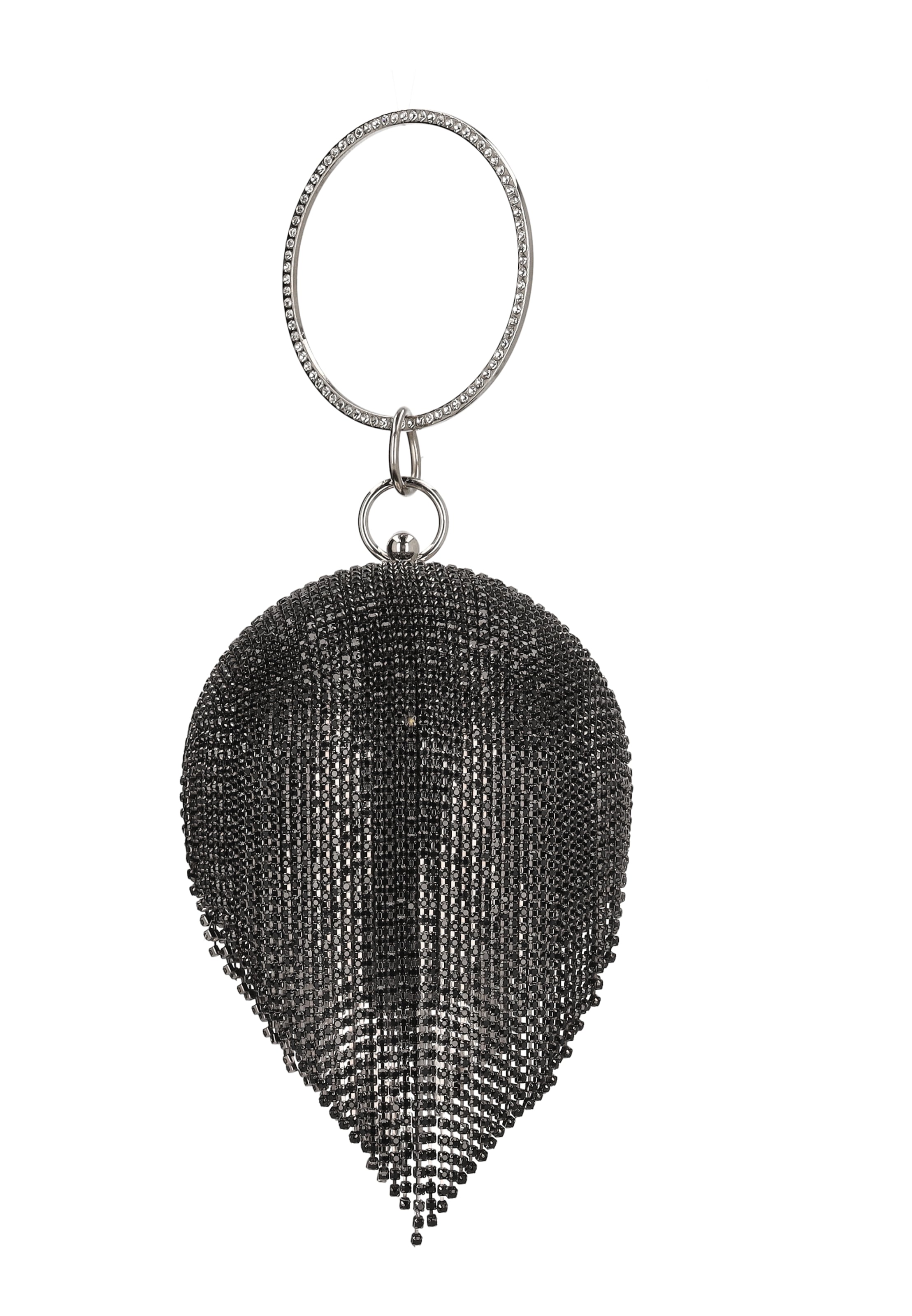 Pochette faina en noir : devant