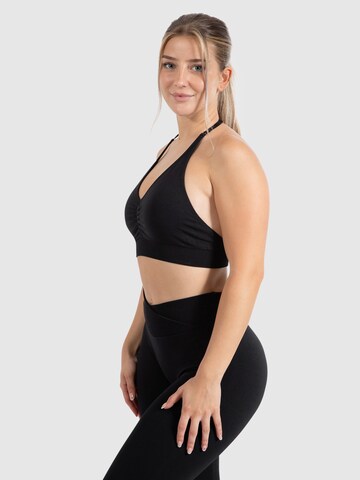 Bustier Soutien-gorge de sport 'Silvia' Smilodox en noir