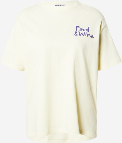 Sublevel Paita värissä pastellinkeltainen / violetinsininen, Tuotenäkymä