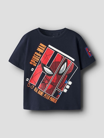 NAME IT Shirt 'Spider-Man' in Blauw