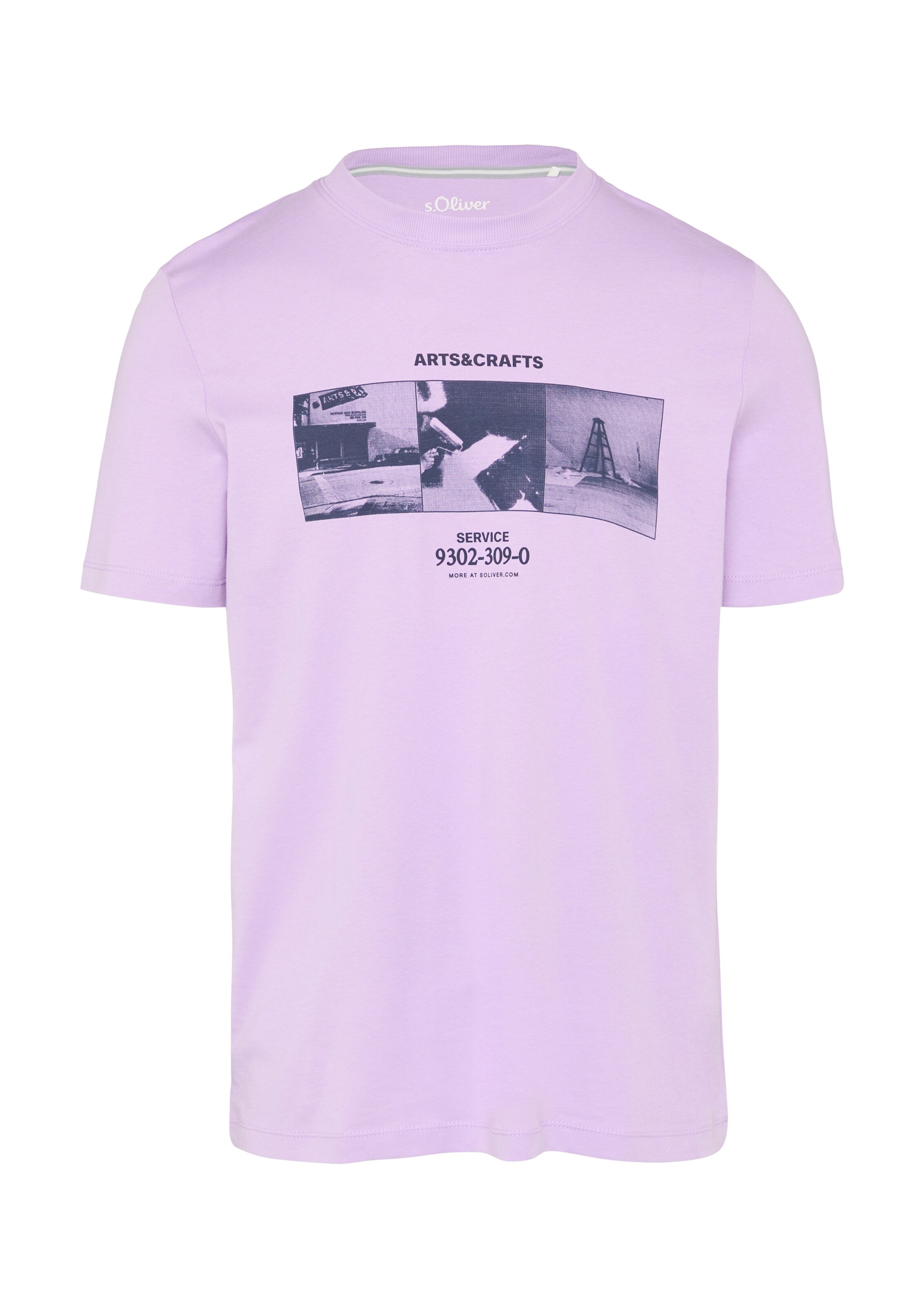 s.Oliver T-Shirt in Lila: Vorderseite