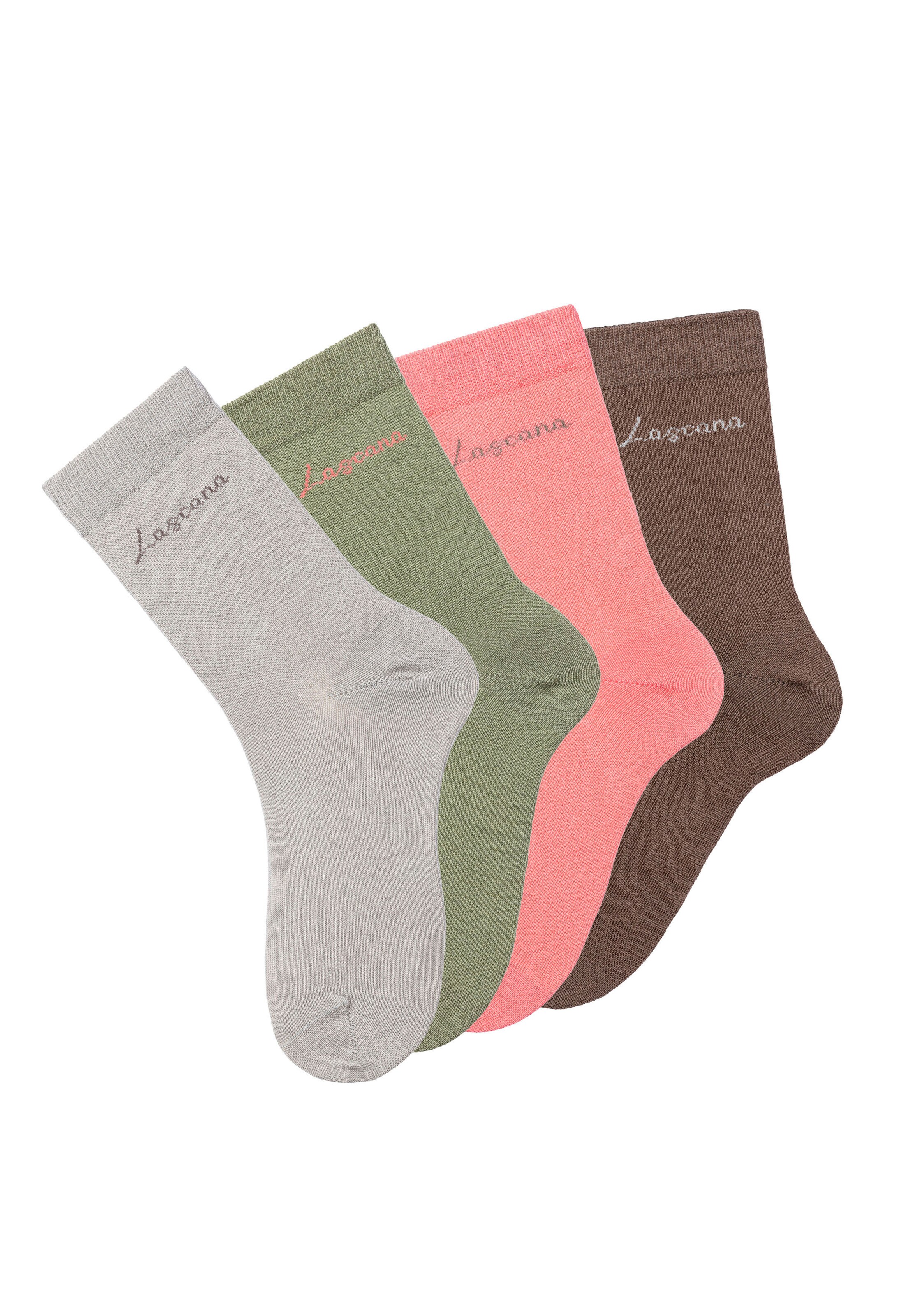 LASCANA Socken in Braun: Vorderseite