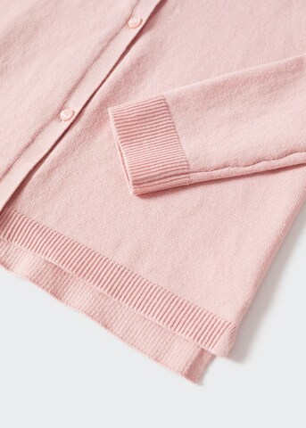 MANGO KIDS Knit Cardigan 'Emma' in Pink