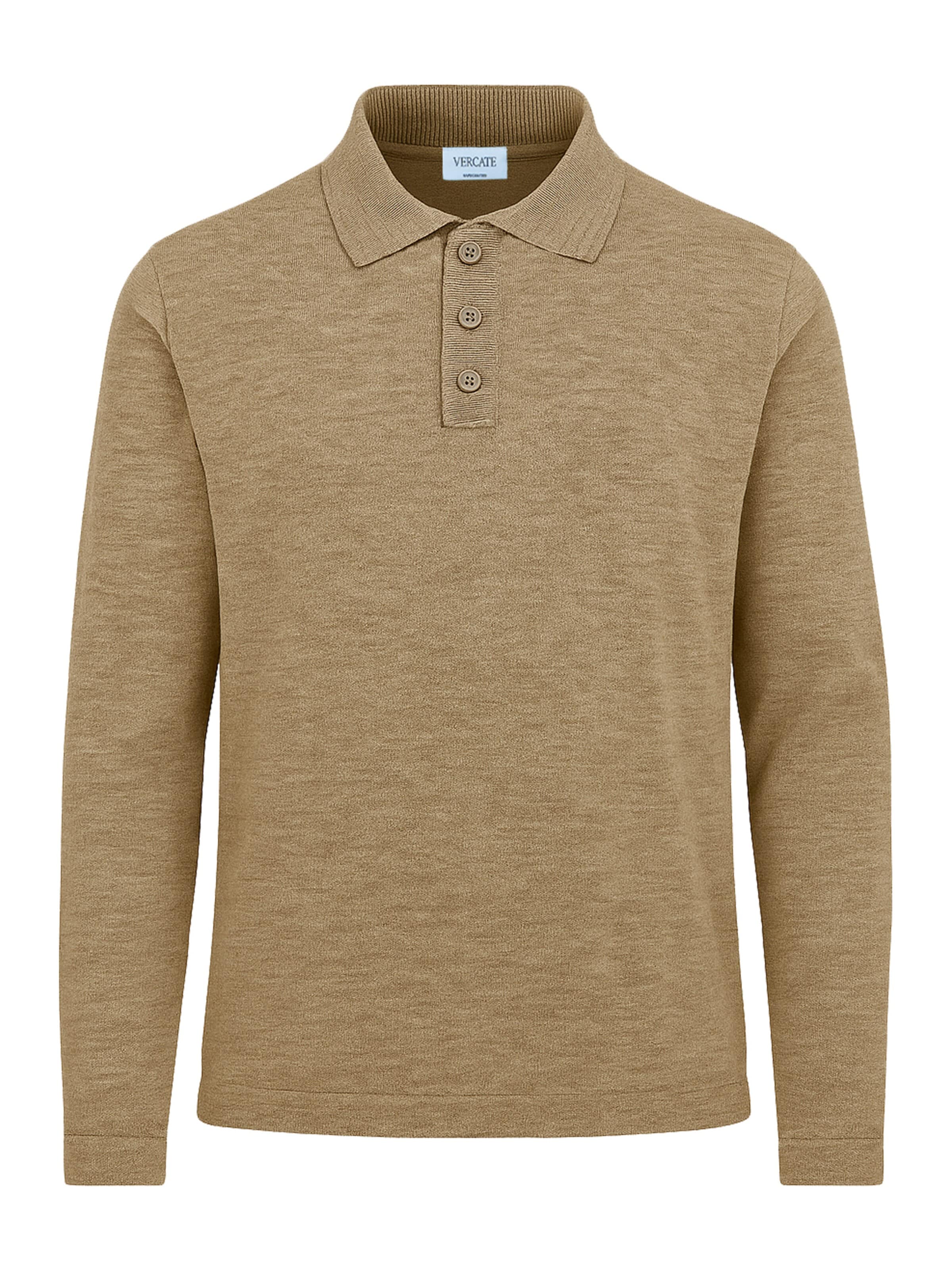 Vercate Shirt 'No. 12' in Brown: front