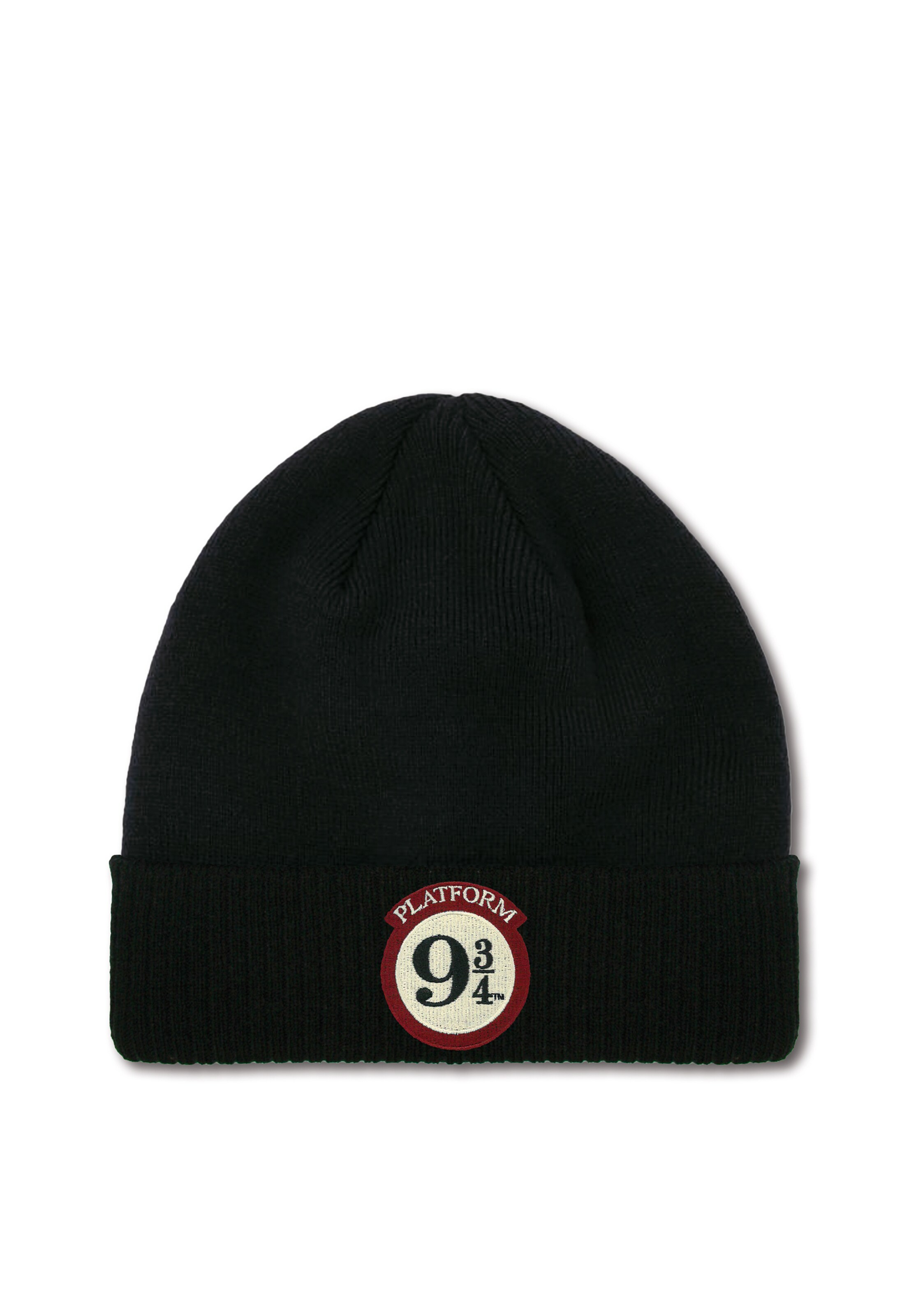 LOGOSHIRT Mütze 'Harry Potter - Hogwarts Express' in Schwarz: Vorderseite