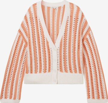 TOM TAILOR DENIM Cardigan i orange: forside