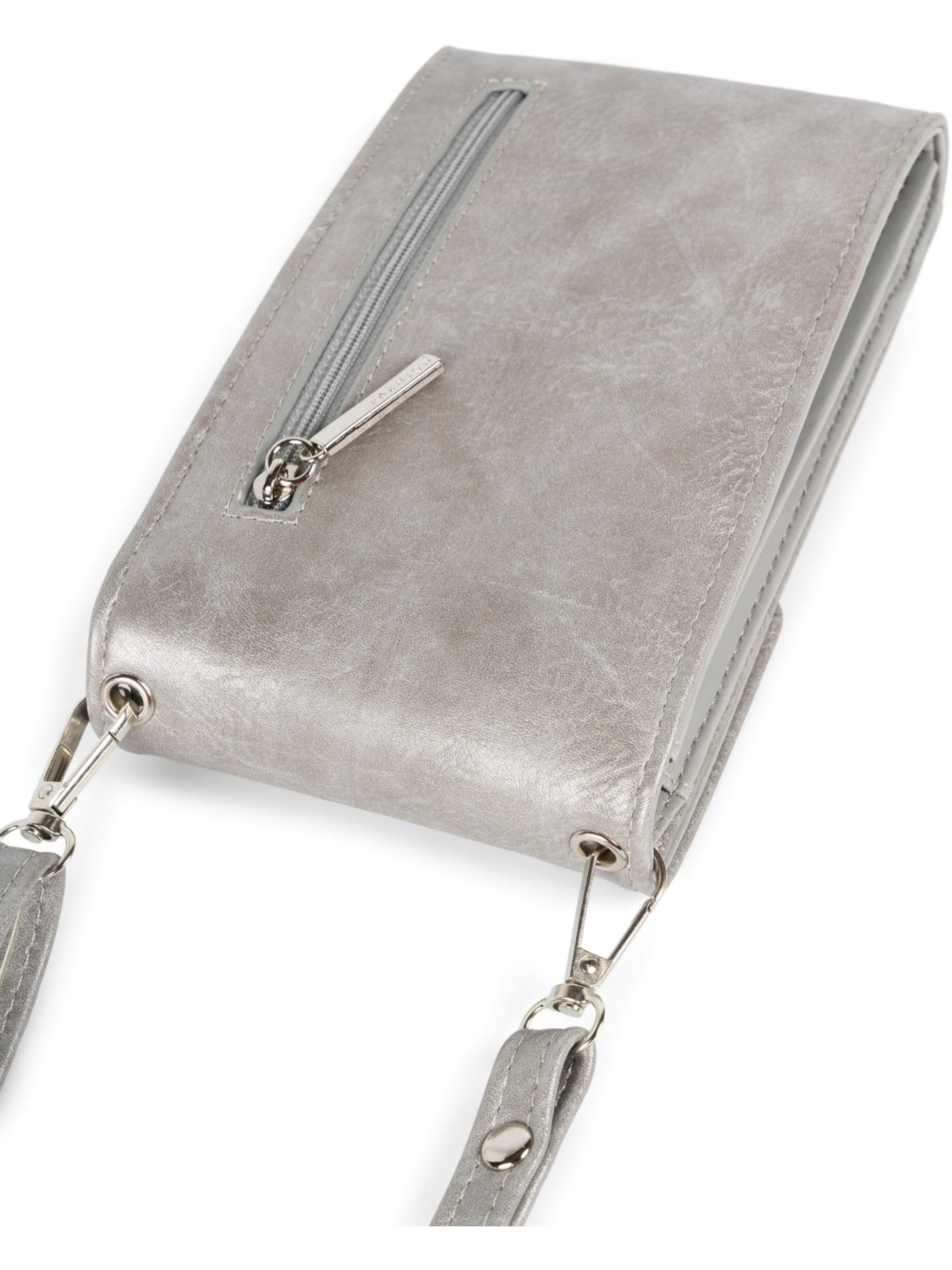 styleBREAKER Umhängetasche 'Mini Handy Umhängetasche'‌‌‌‌‌‌‌‌‌‌ in Silber