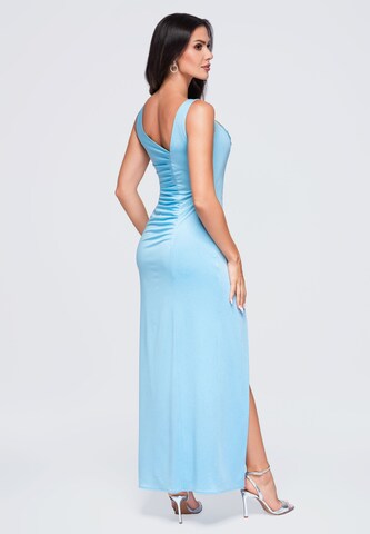 Ombre Avondjurk in Blauw