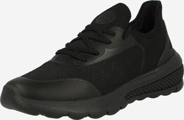 Sneaker low de la GEOX pe negru: față