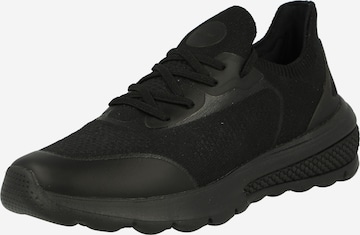 Sneaker low de la GEOX pe negru: față