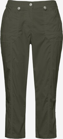 Ulla Popken Pants in Green: front