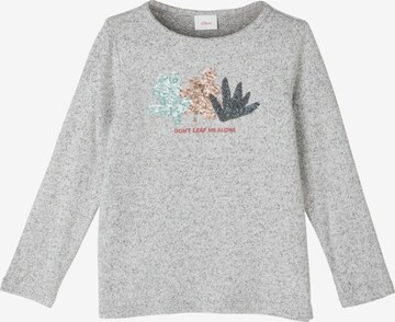 T-Shirt s.Oliver en gris : devant