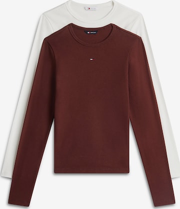 Maglietta 'Essential' di Tommy Jeans in beige: frontale