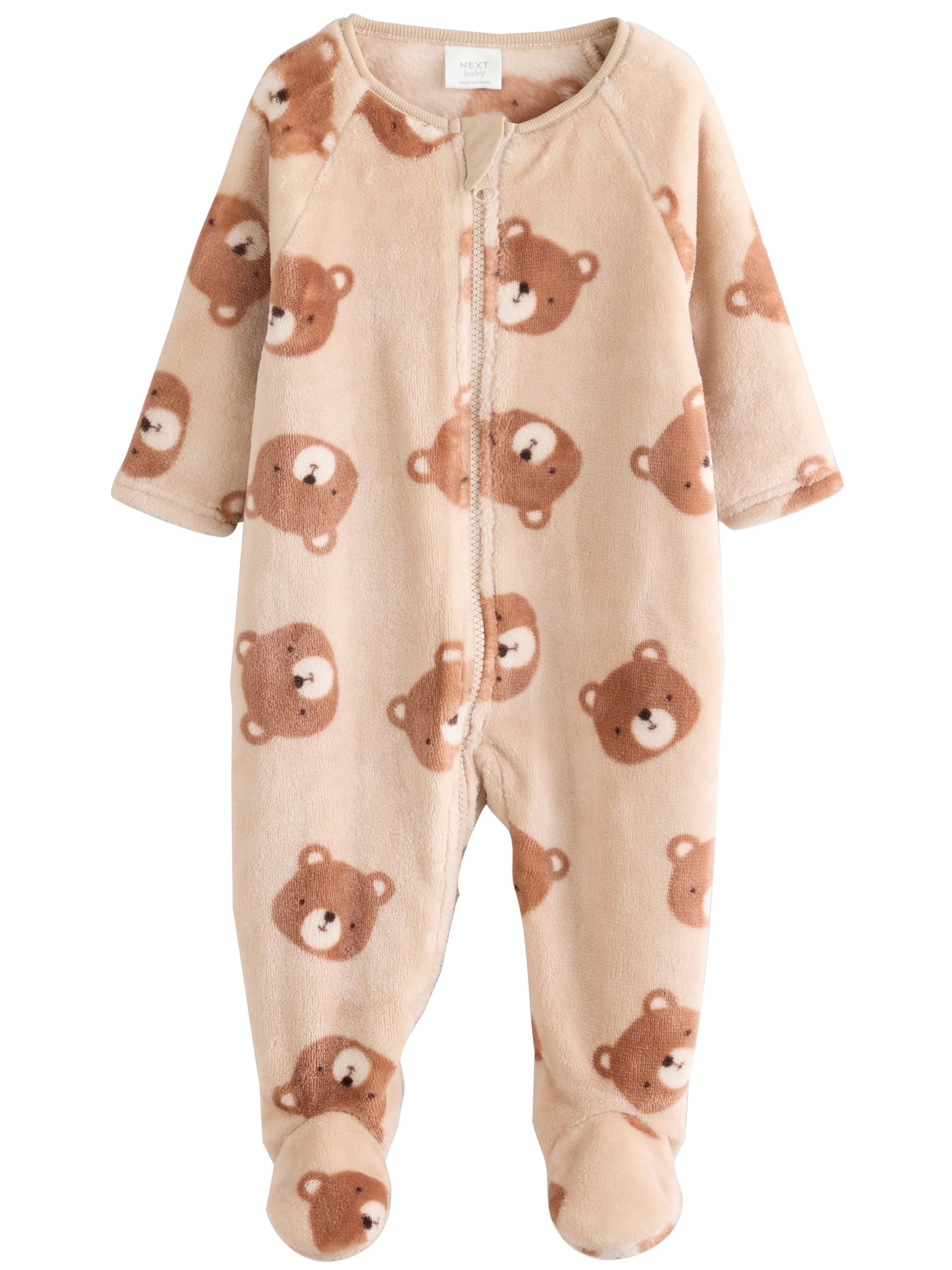 Next Pyjamas i brun: framsida