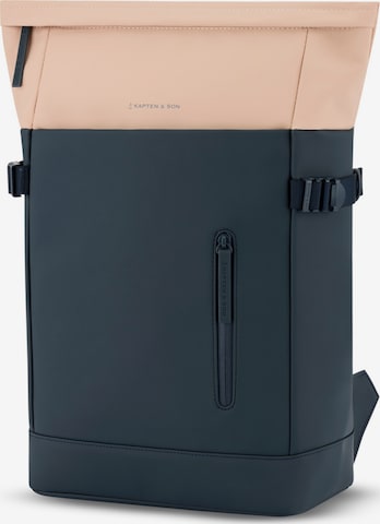 Kapten & Son Rucksack 'Helsinki' in Blau: Vorderseite