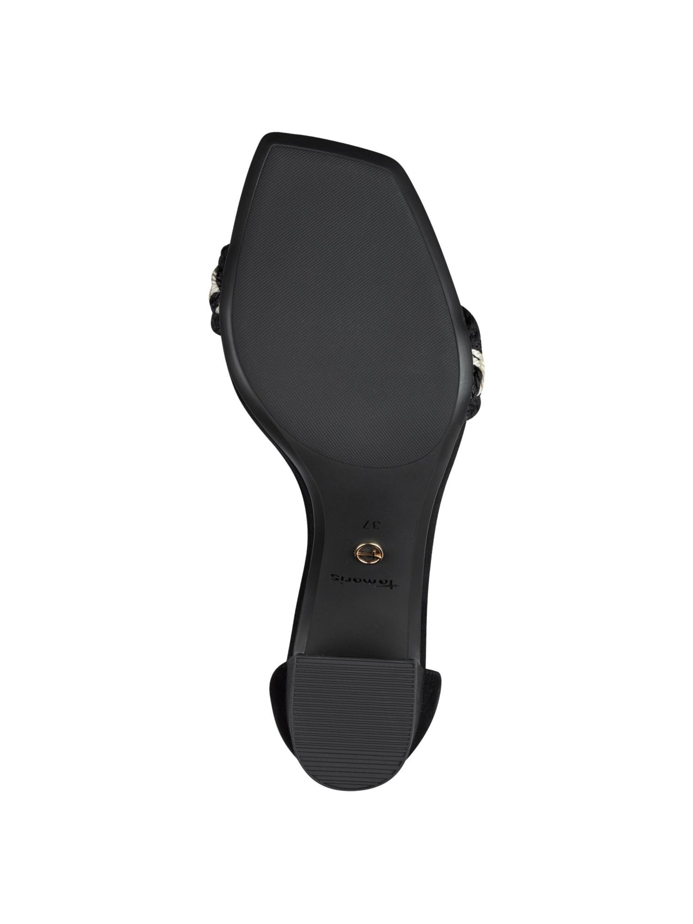 Tamaris Strap sandal in Black