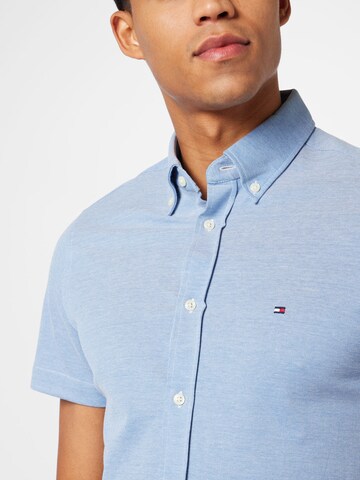 TOMMY HILFIGER Slim fit Overhemd in Blauw