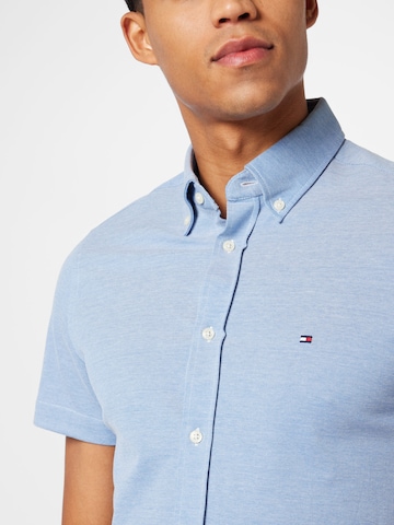 Coupe slim Chemise TOMMY HILFIGER en bleu